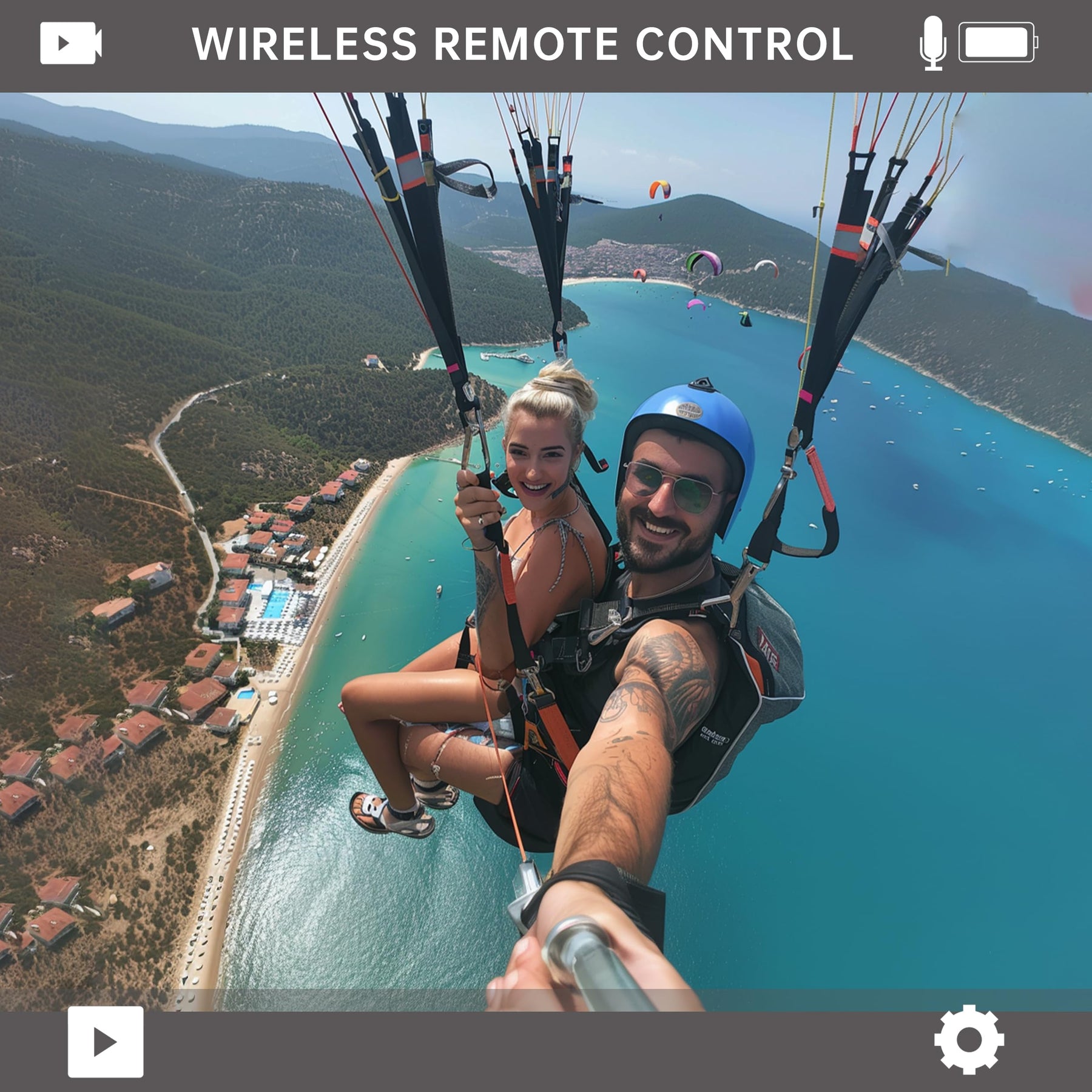 4K Waterproof Action Camera 5X Zoom
