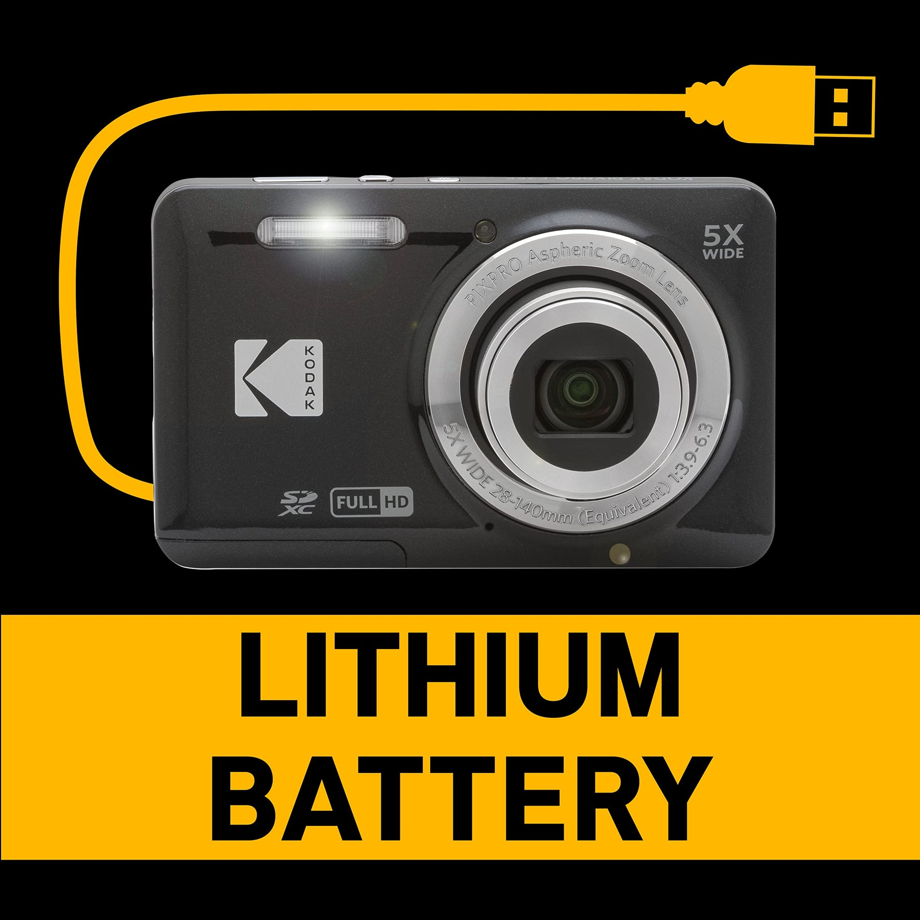 16MP Compact Camera 5X Zoom
