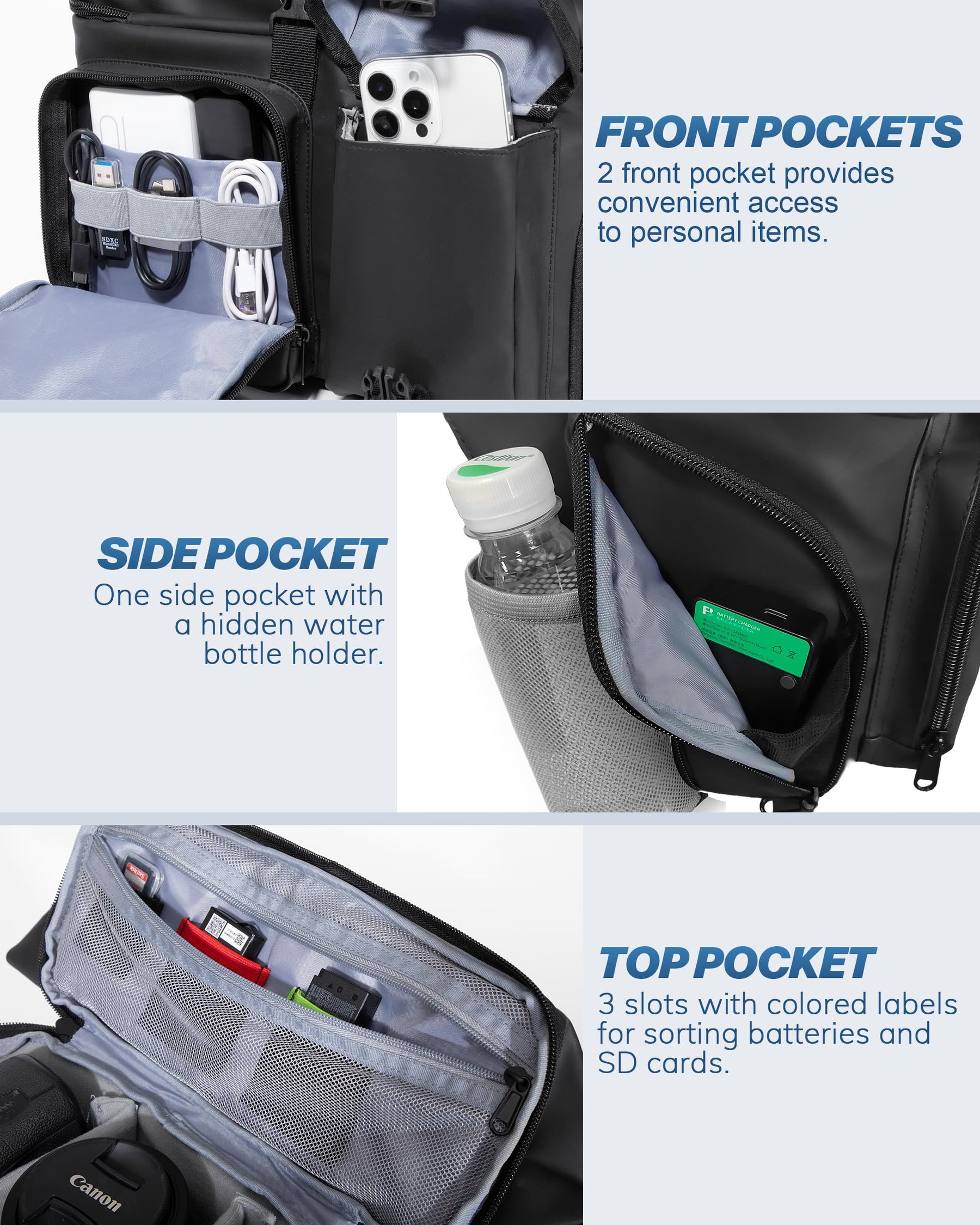 Camera Sling Bag with Tripod Holder