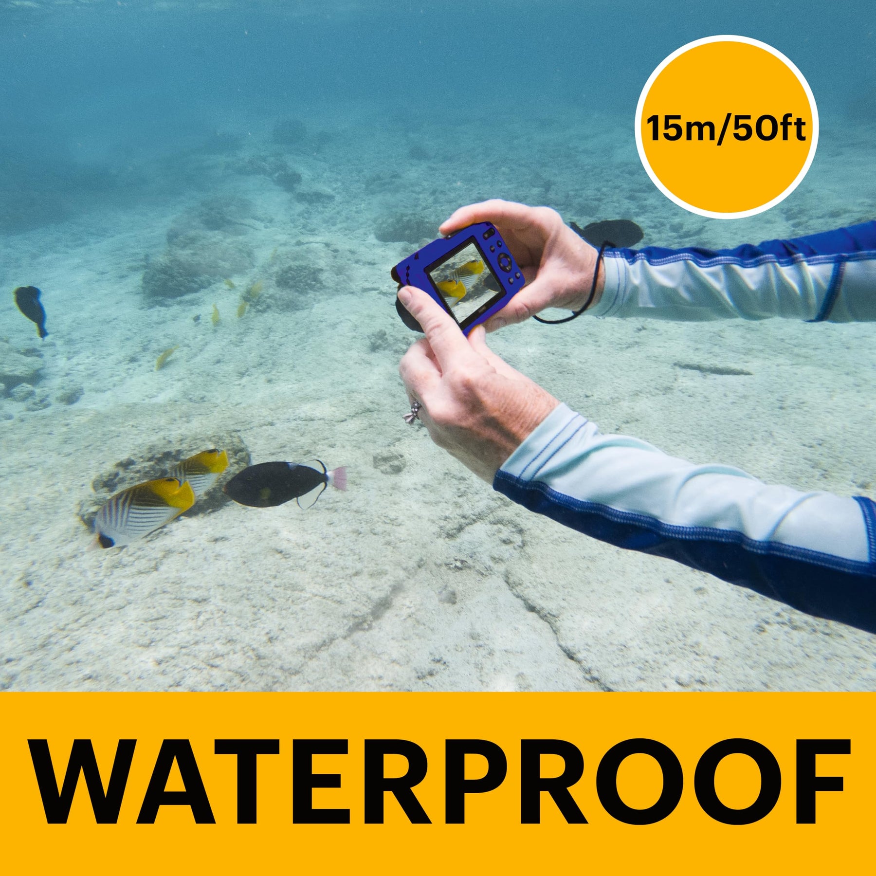 16MP Waterproof Camera 4X Zoom