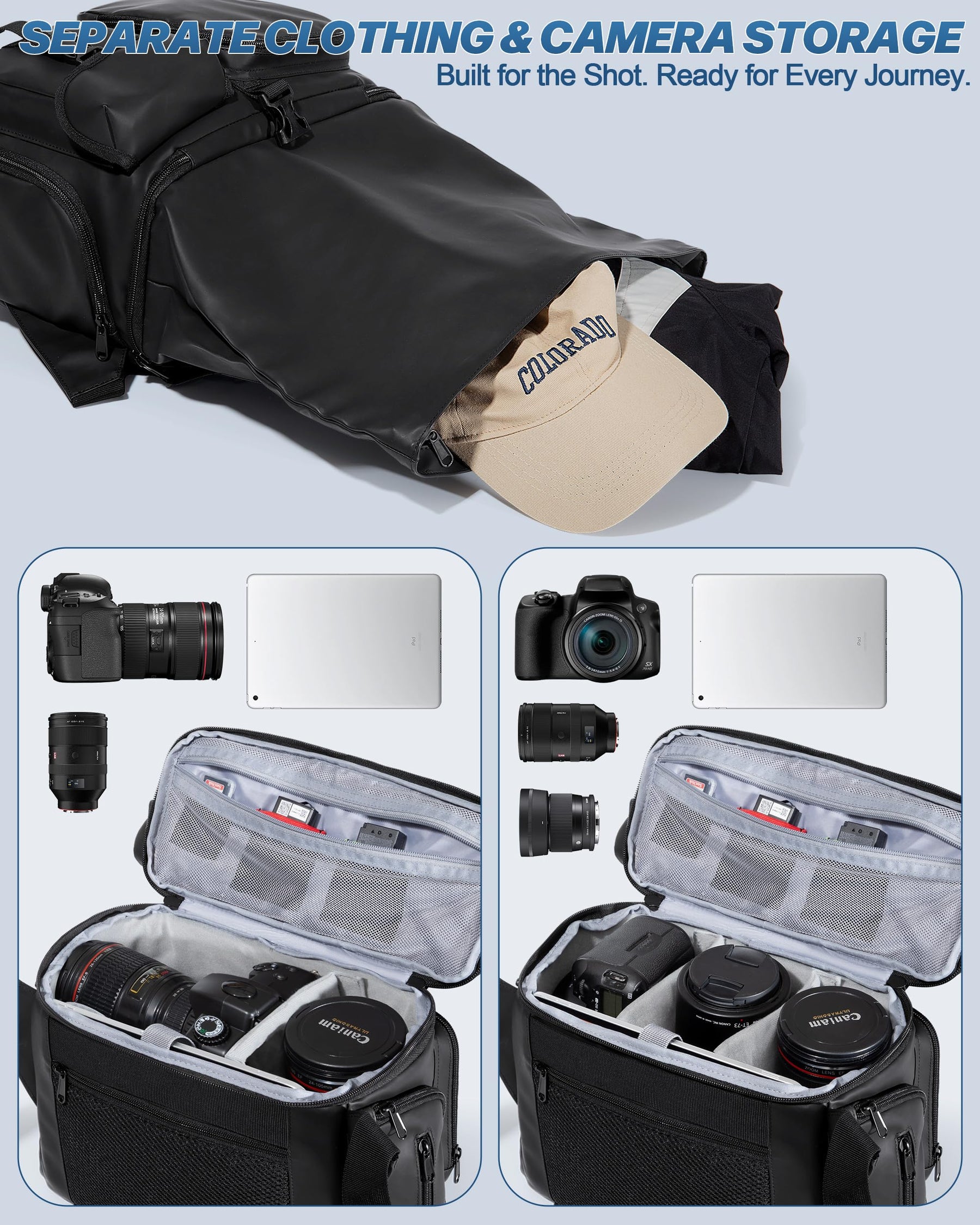 Camera Sling Bag with Tripod Holder