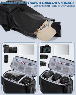 Camera Sling Bag with Tripod Holder
